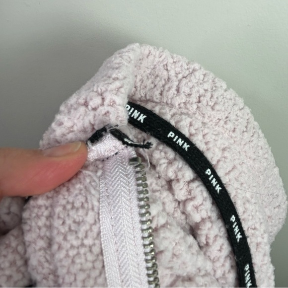 PINK Victorias Secret Sherpa pullover size small - Picture 4 of 9